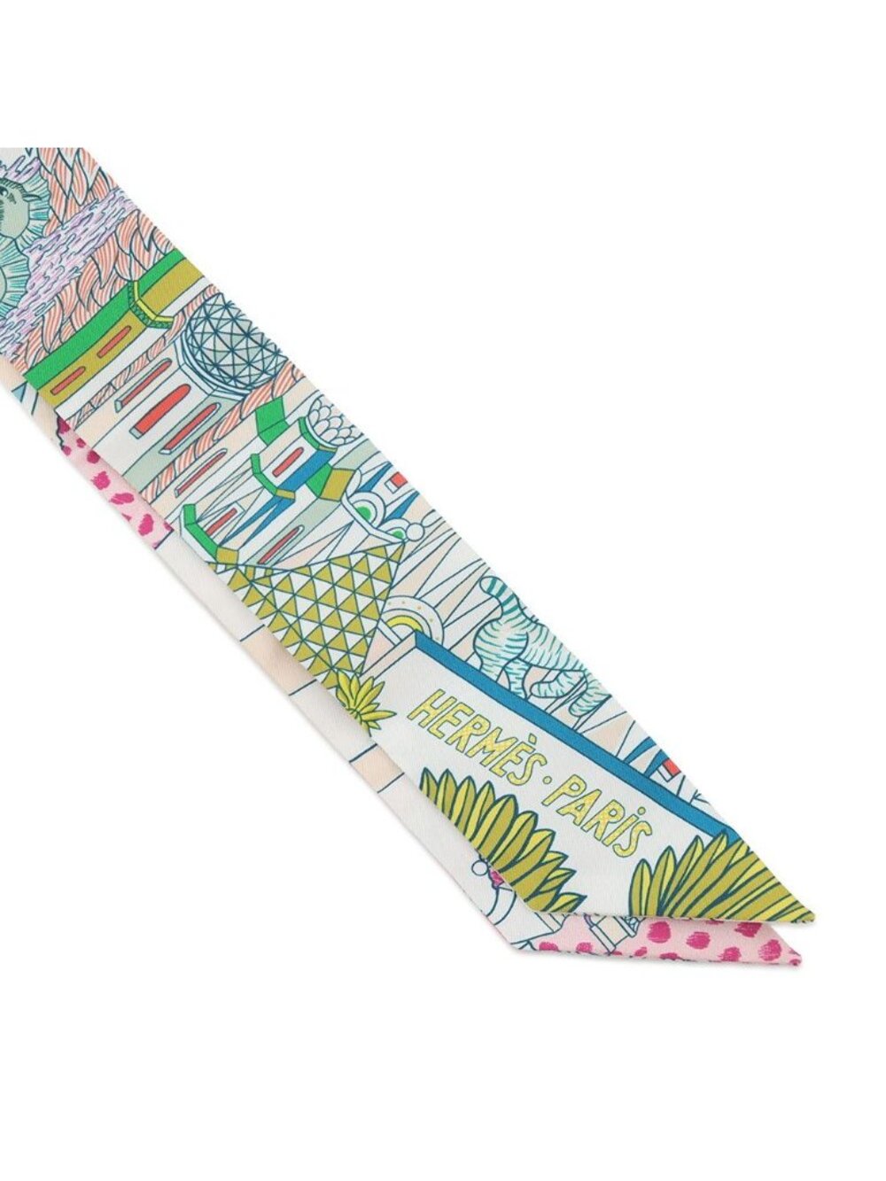 Hermes Scarf Twill Animapolis Silk - Picture 4 of 9